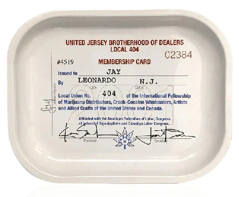 Photograph of product: United Jersey Brotherhood of Dealers Tray - Small