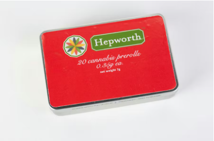 Photograph of product: Hepworth | Purple Gorilla Party | 7g 20pk | Pre-Rolls