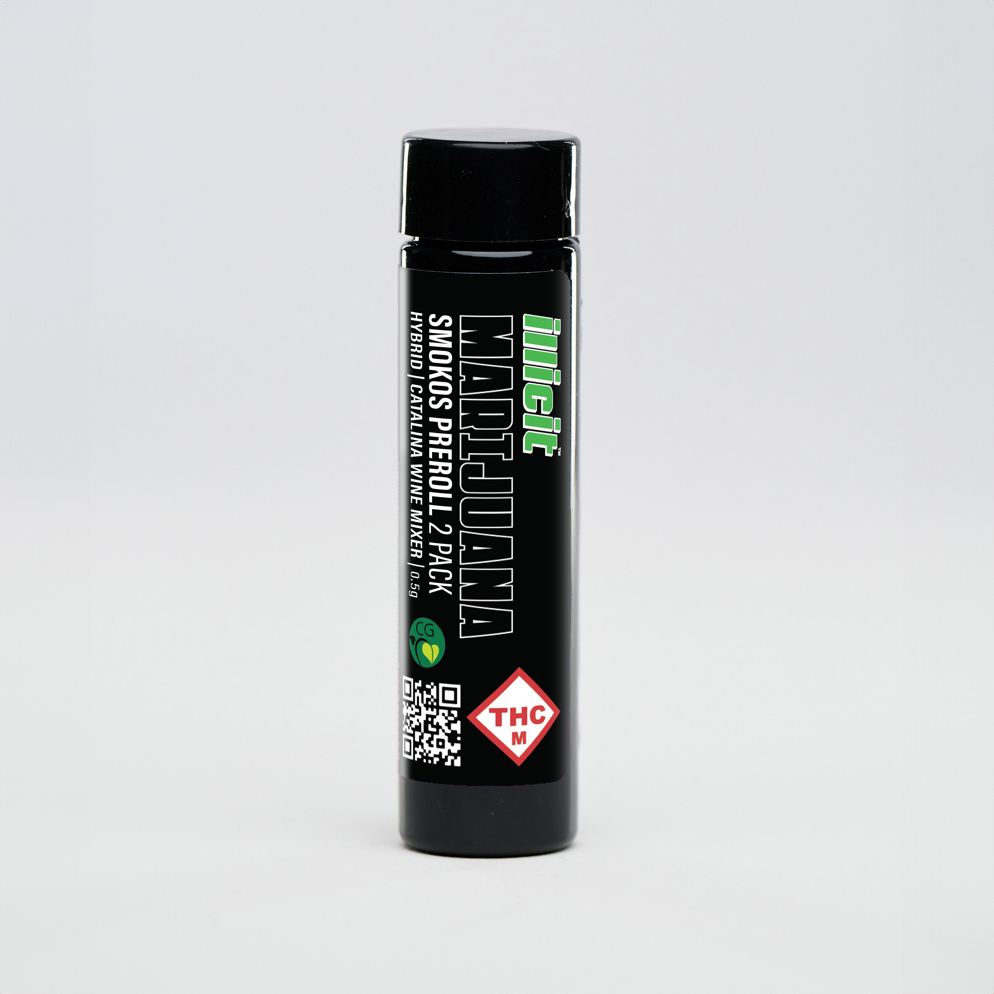 Photograph of product: Illicit | 2pk 0.5g Pre-Roll | KC Kush