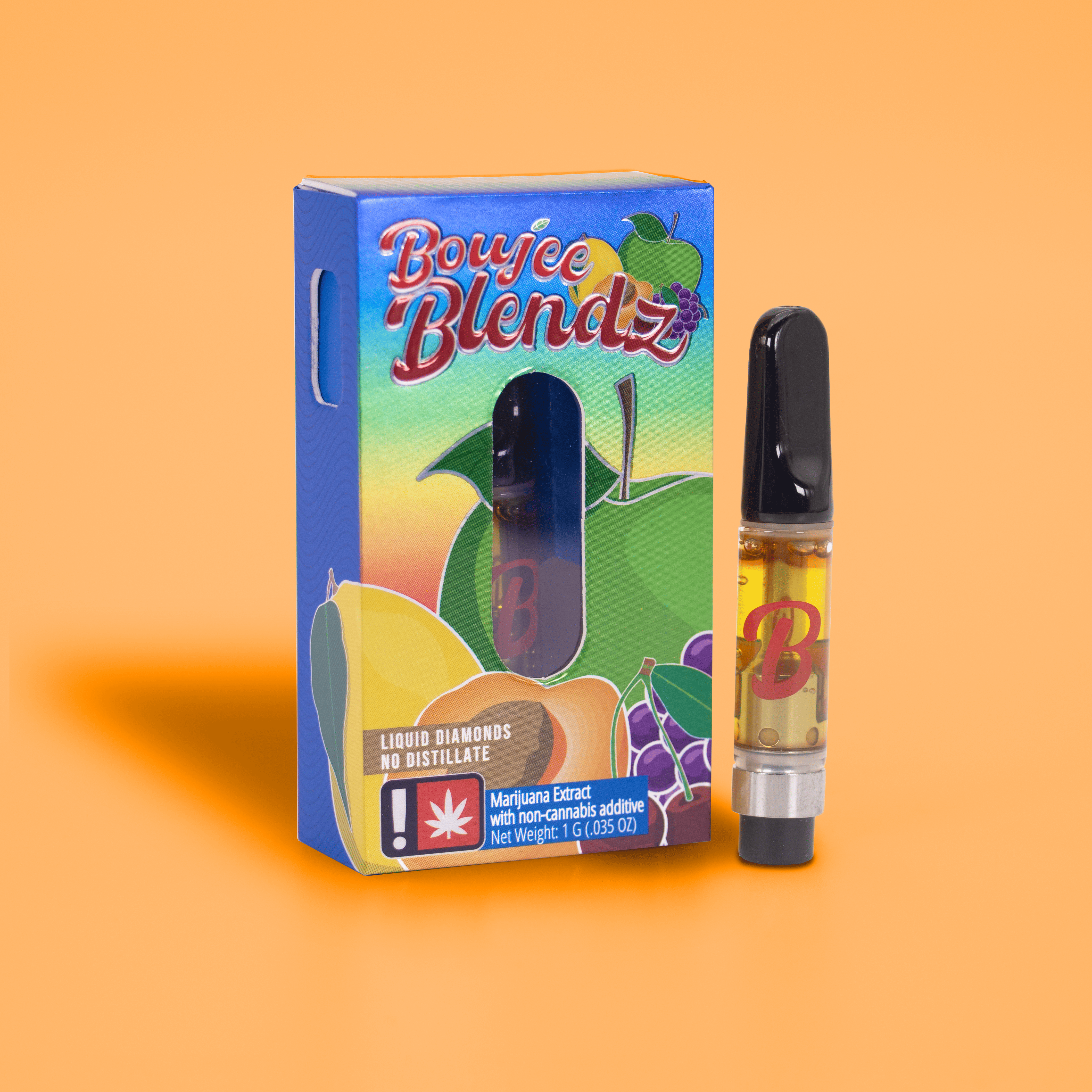 Photograph of product: Boujee Blendz - Tutti Frutti - 1g Cart