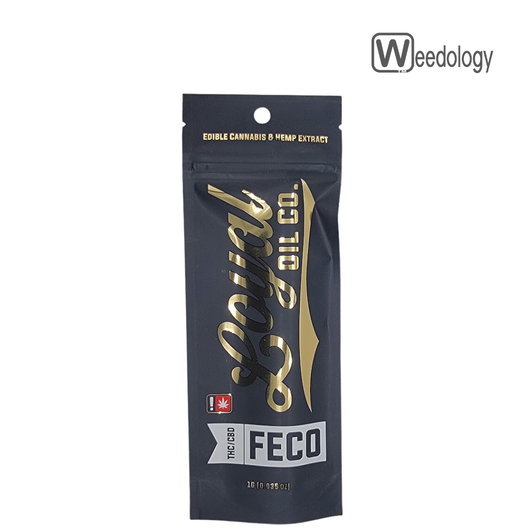 Photograph of product: Loyal Oil 1g LEMON CHERRY R*NTZ 1:1 TH-oui/CBD FECO
