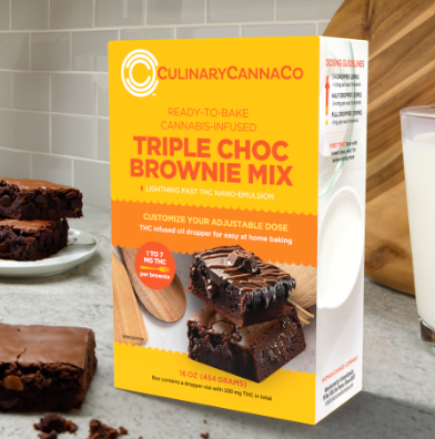Photograph of product: Infused Triple Chocolate Brownie Mix | 100mg