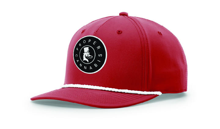 Photograph of Product: Patch Rope Cap - Red