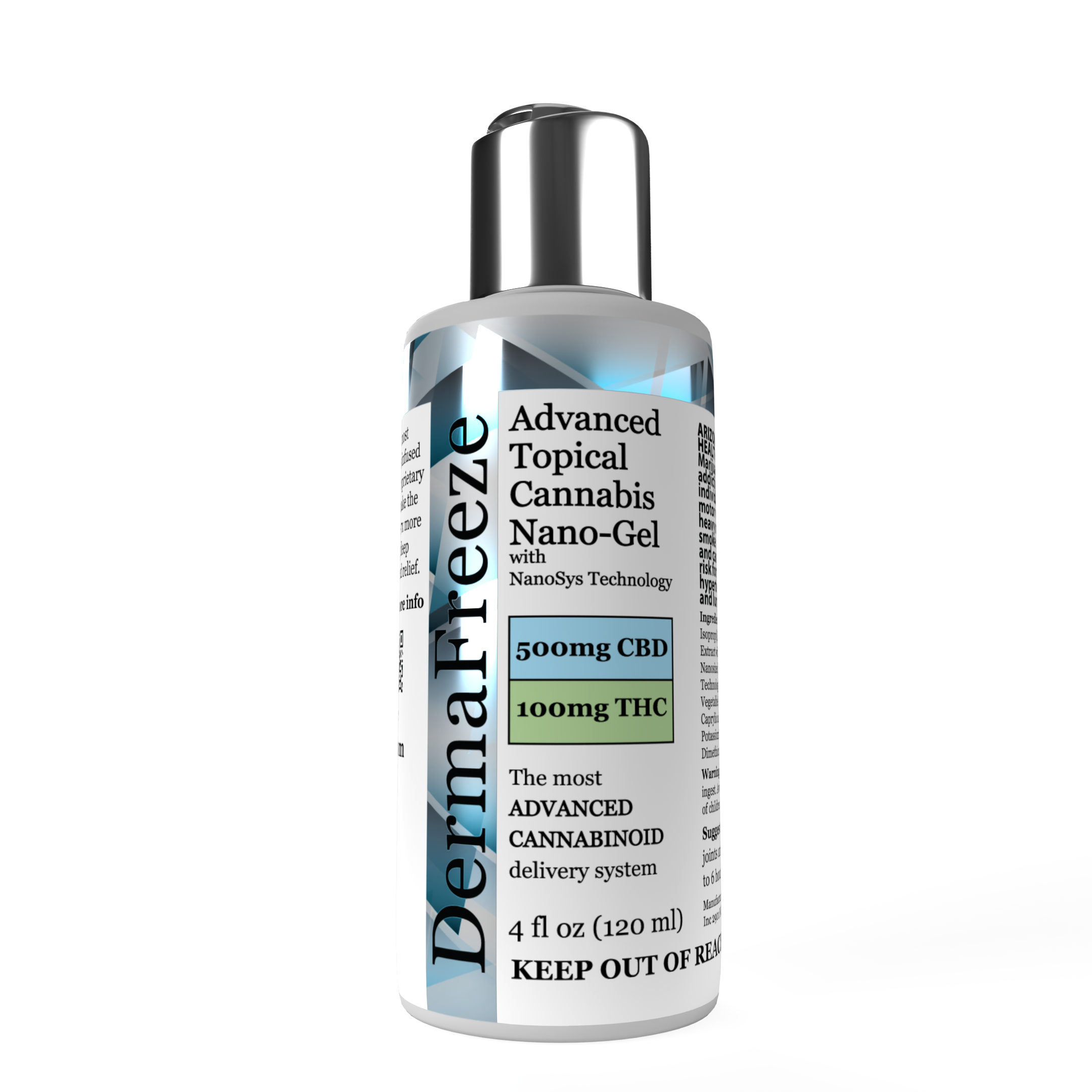 Photograph of Product: Dermafreeze- 600mg - 1:5 Nano Gel