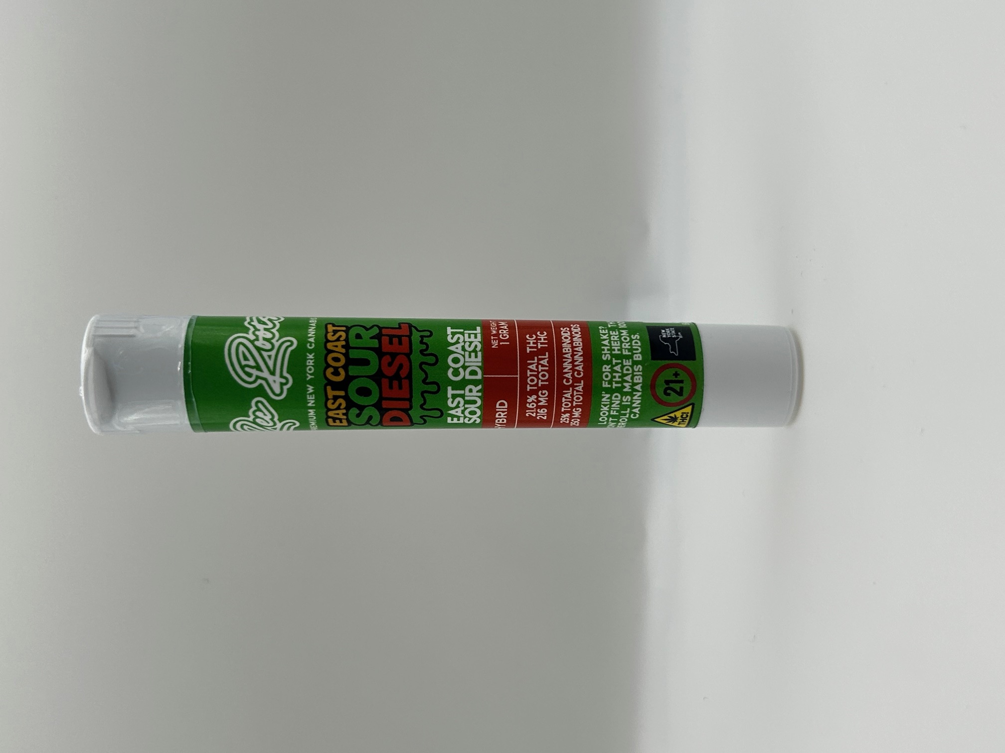 Photograph of product: Rec Roots | East Coast Sour Diesel | Preroll