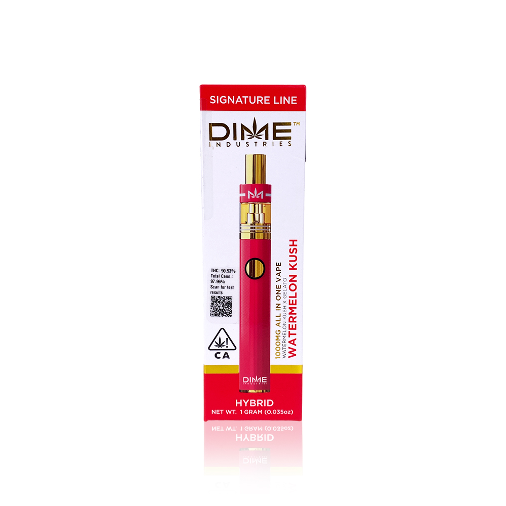 Photograph of product: Watermelon Kush | Dime Disposable