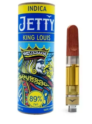 Photograph of product: Jetty King Louis Oui'd High TH-oui Vape Cart