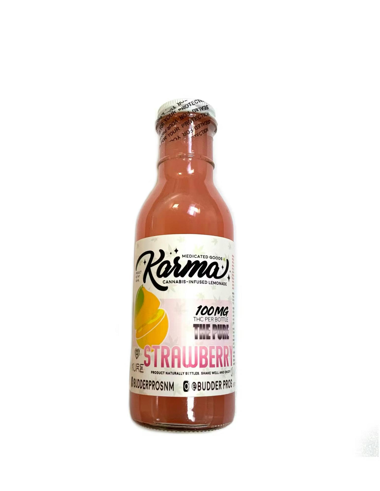 Photograph of product: Karma Lemonade|Strawberry|100mg