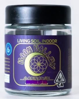 Photograph of product: Moon Valley Organics Hash Burger Indoor Living Soil Flower Smalls - 7g