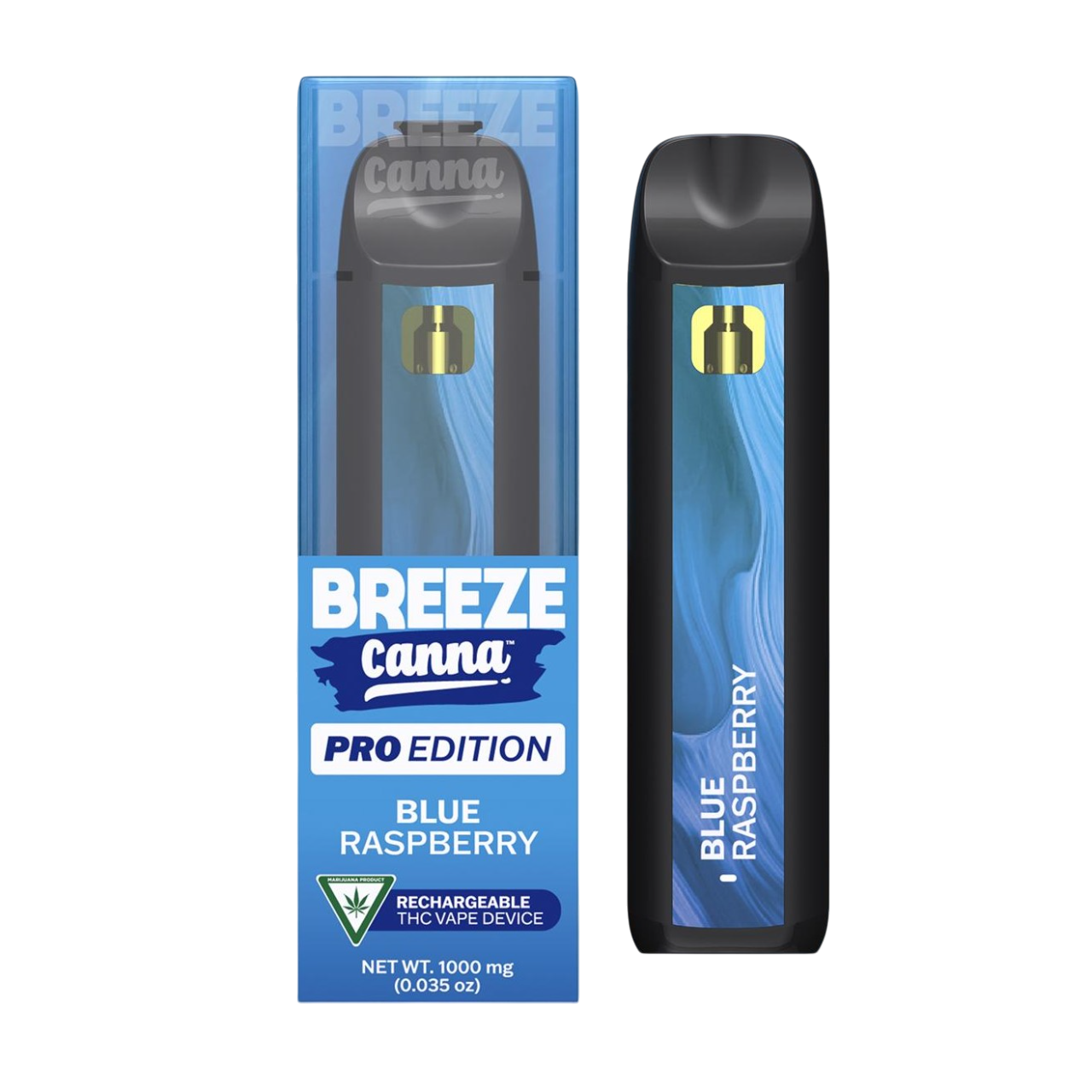Photograph of product: Breeze PRO Blue Raspberry All-In-One Vape | 1g