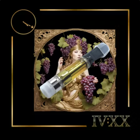 Photograph of product: Grape Goddess Cartridge | 1g | 88.00% TAC