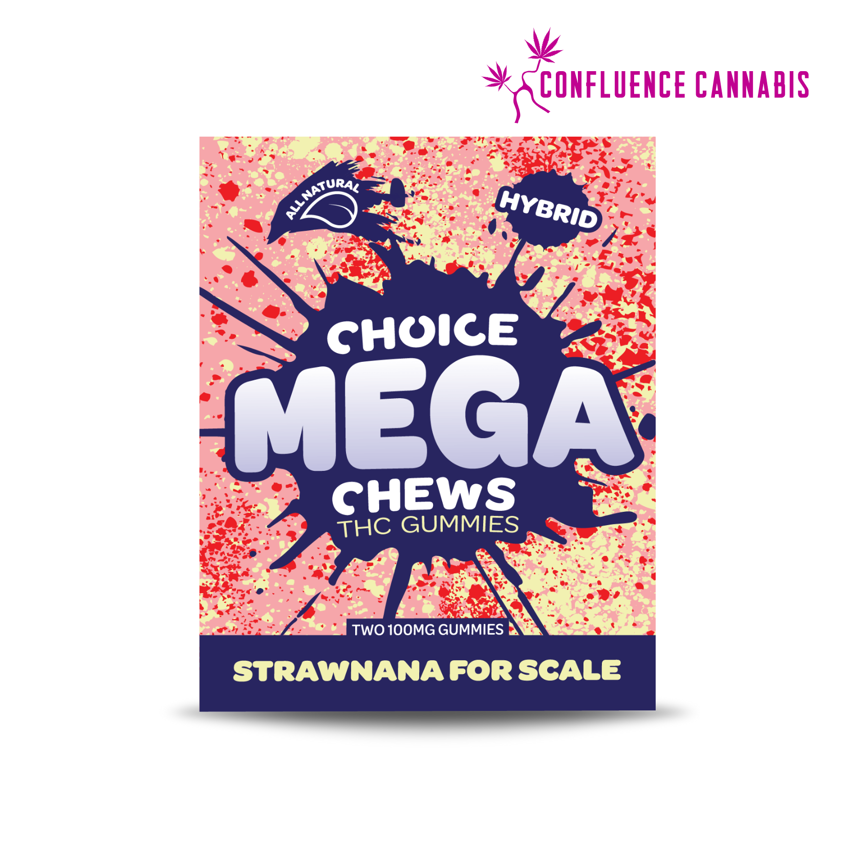 Photograph of product: Strawnana for Scale Mega Chew 2 Pieces