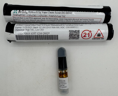 Photograph of product: Rythm: Chem Scout '87 .5g (H) 00512