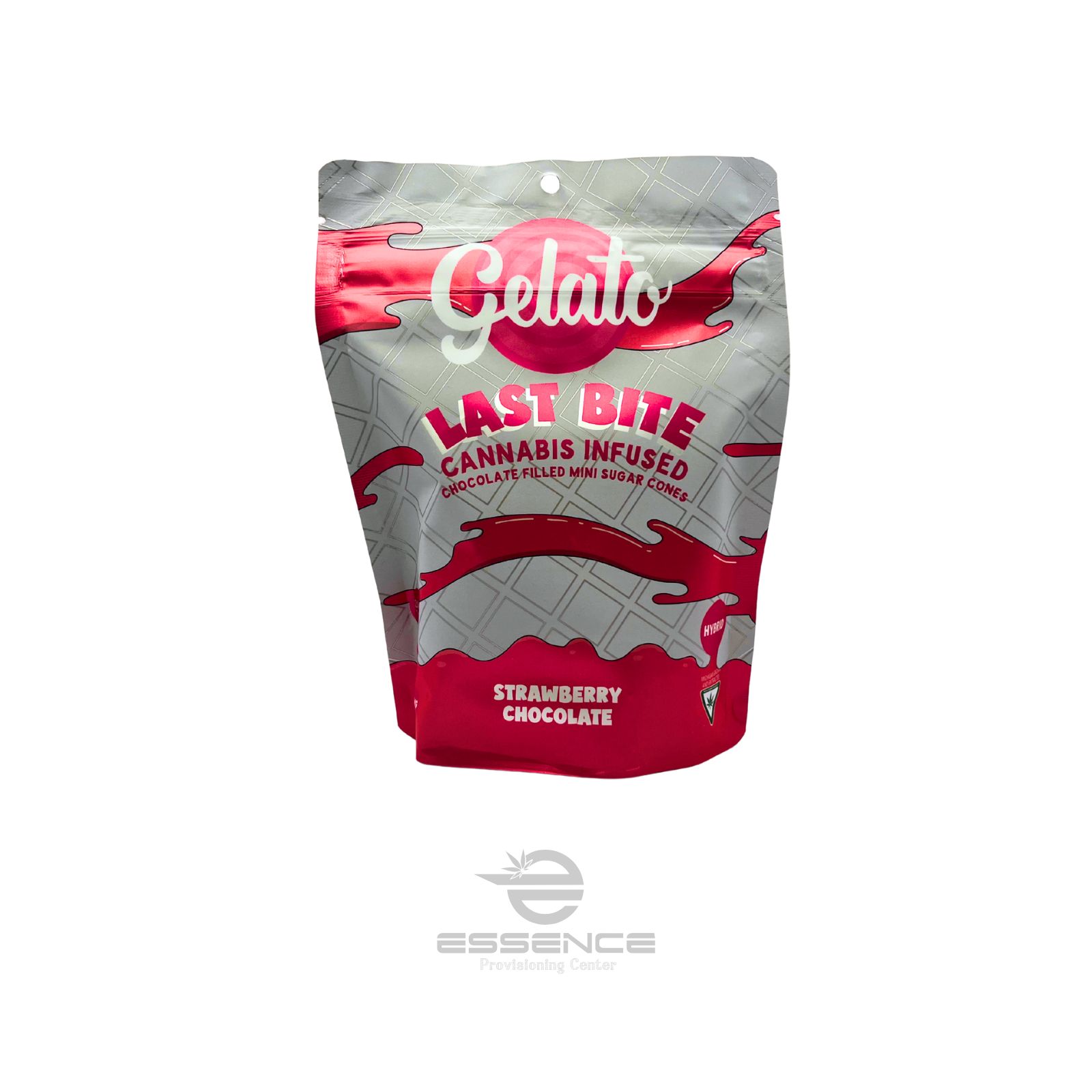 Photograph of product: Gelato Last Bites-Strawberry White Chocolate 10pk - 200mg