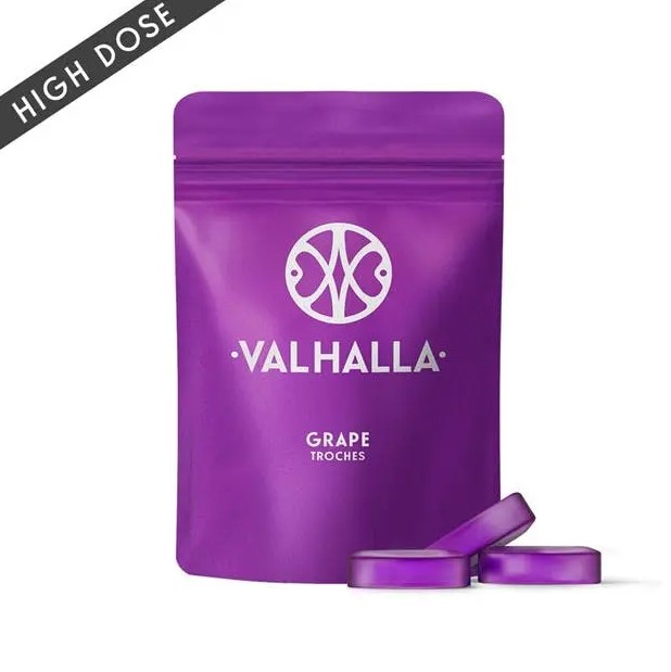 Photograph of product: Grape Troches | 100mg/10pk (1000mg)