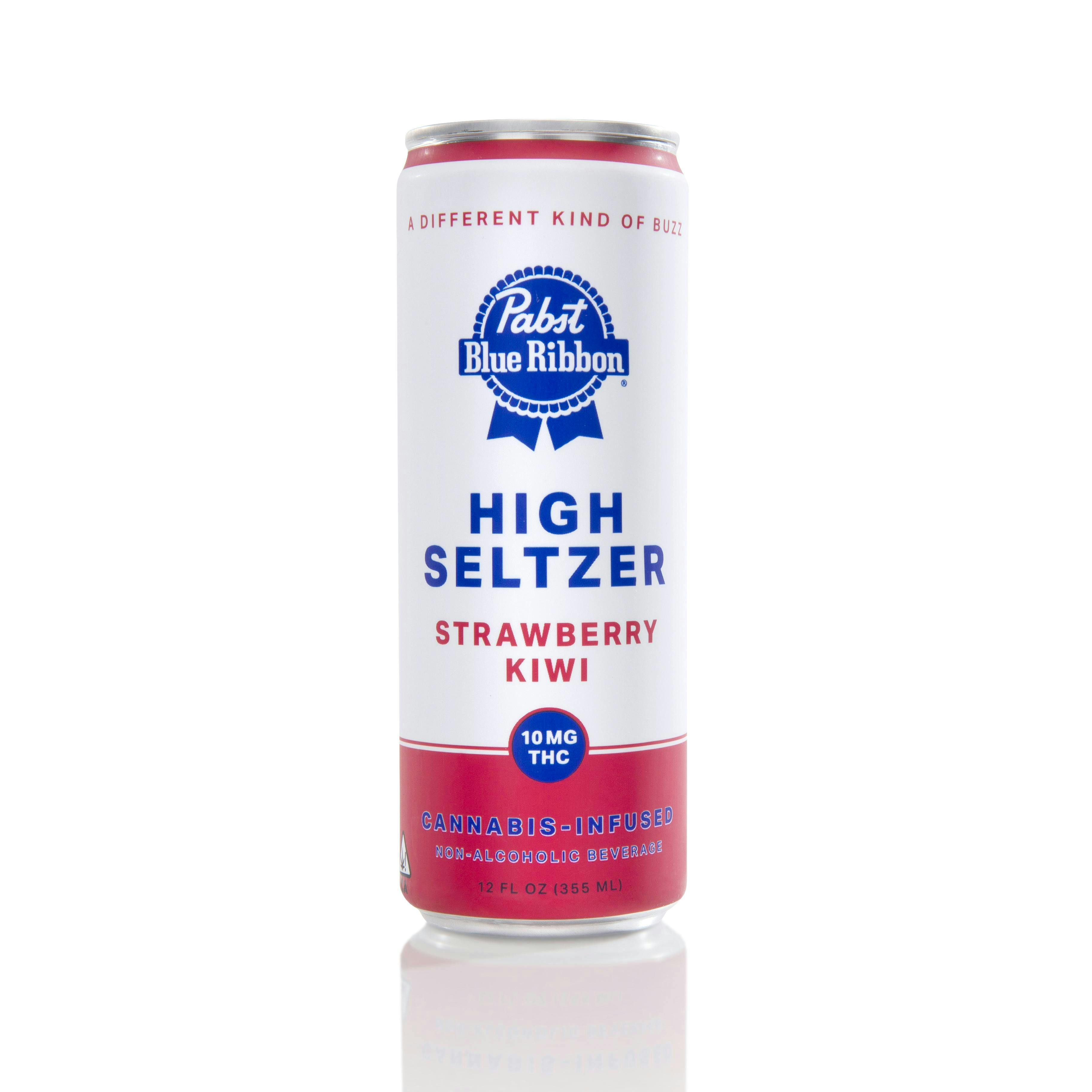 Photograph of product: PBR - Strawberry Kiwi High Seltzer Single - 10mg