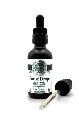 Photograph of product: Purist Drops Hybrid | 1000mg/50ml