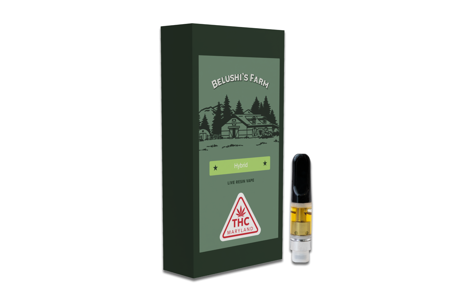Photograph of product: Belushi's Farm Obama Runtz Live Resin Cart
