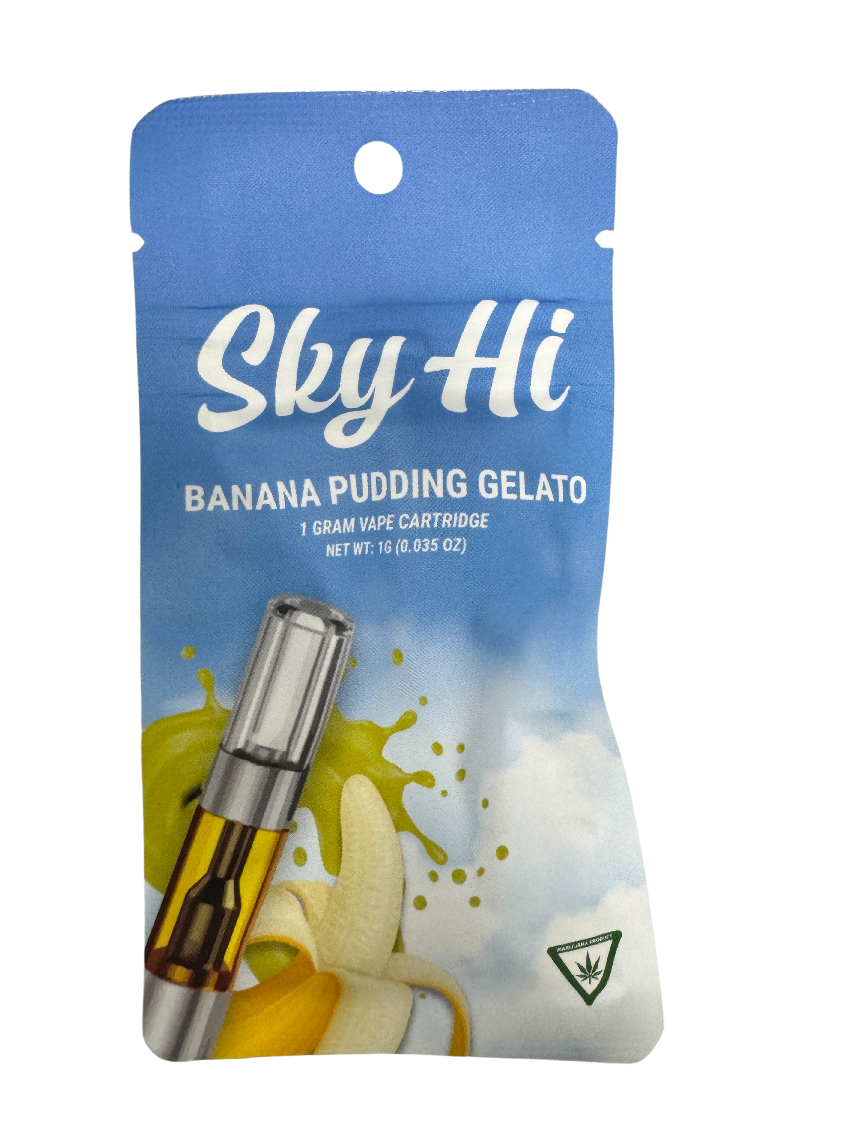 Photograph of product: Cartridge | Banana Pudding Gelato | 1g | Sky Hi
