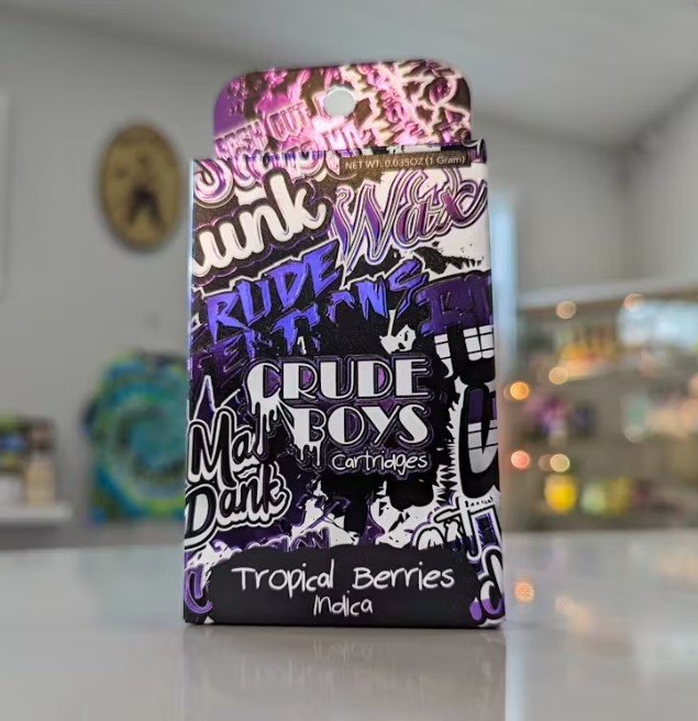 Photograph of product: Crude Boys | 1g Distillate Cart | Tropical Berries