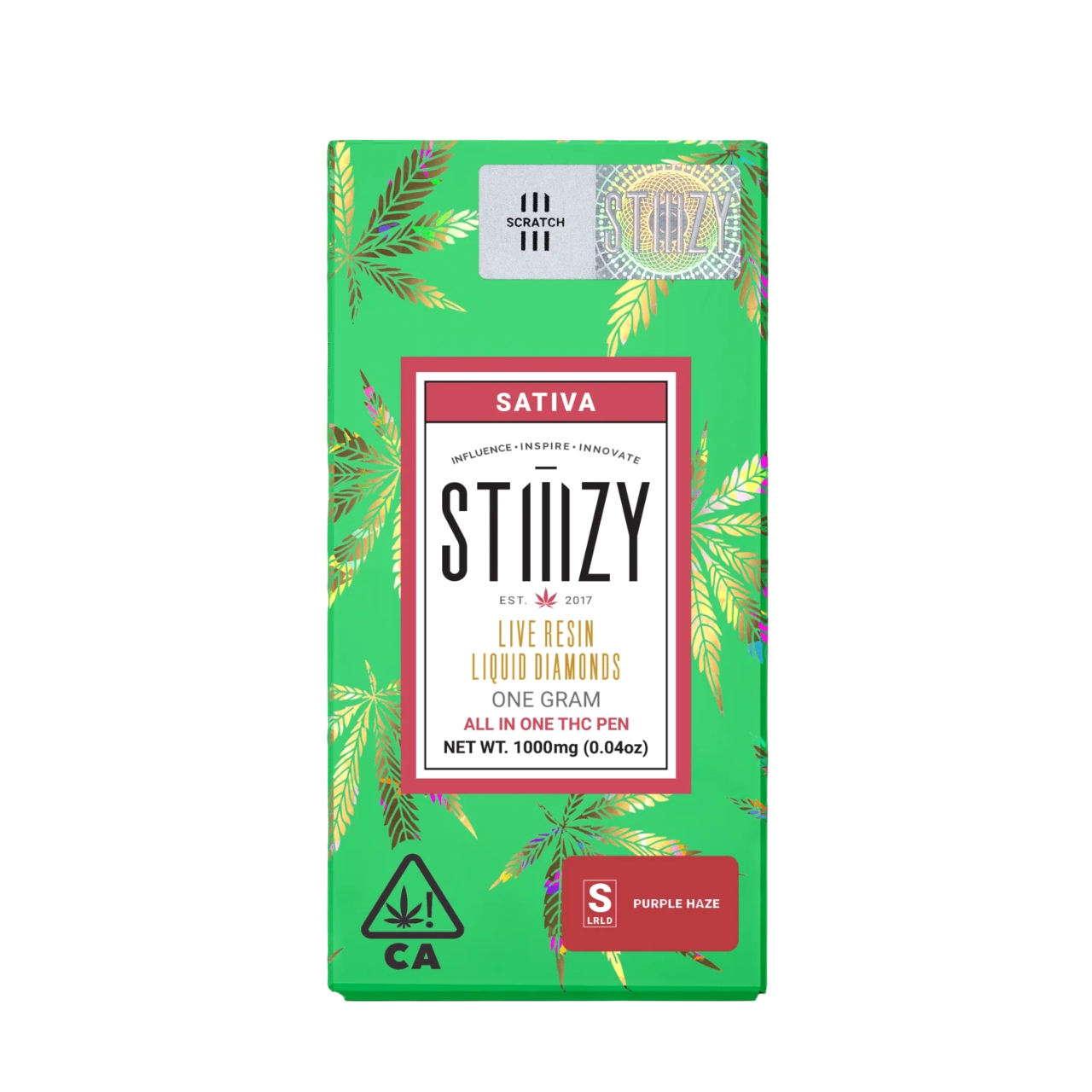 Photograph of product: PURPLE HAZE 1G LIQUID DIAMONDS ALL IN ONE