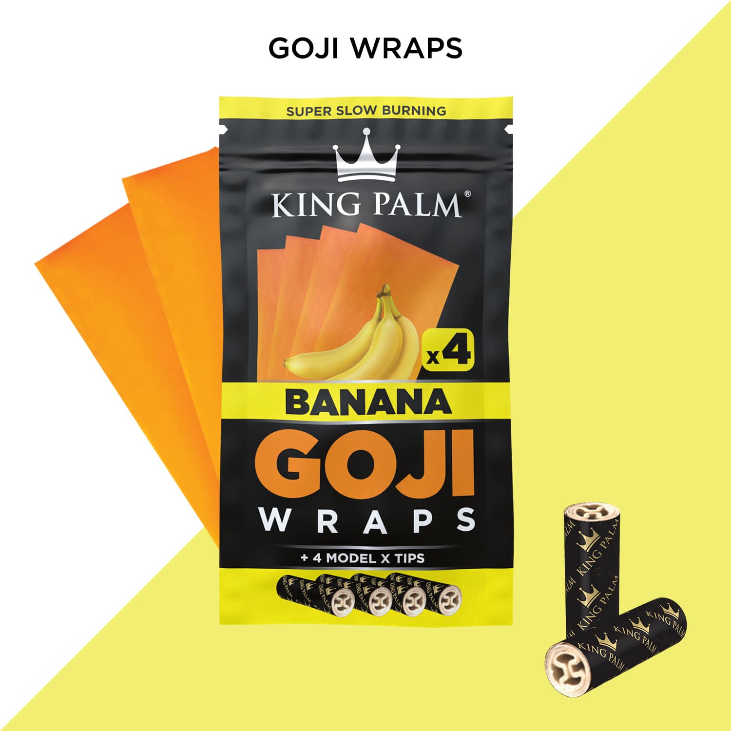 Photograph of product: King Palm Goji Wraps (Banana)