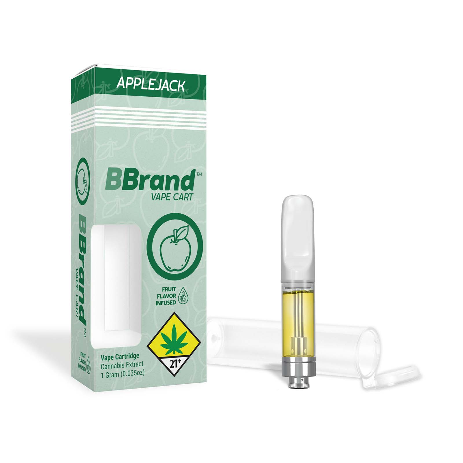 Photograph of product: Apple Jack Fruit Flavored Cartridge | 1g