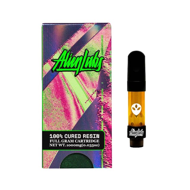 Photograph of product: Alien Labs Live Resin | 1g - Sherbacio - Cartridge - 