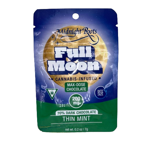 Photograph of product: 200mg Thin Mint Full Moon Bite