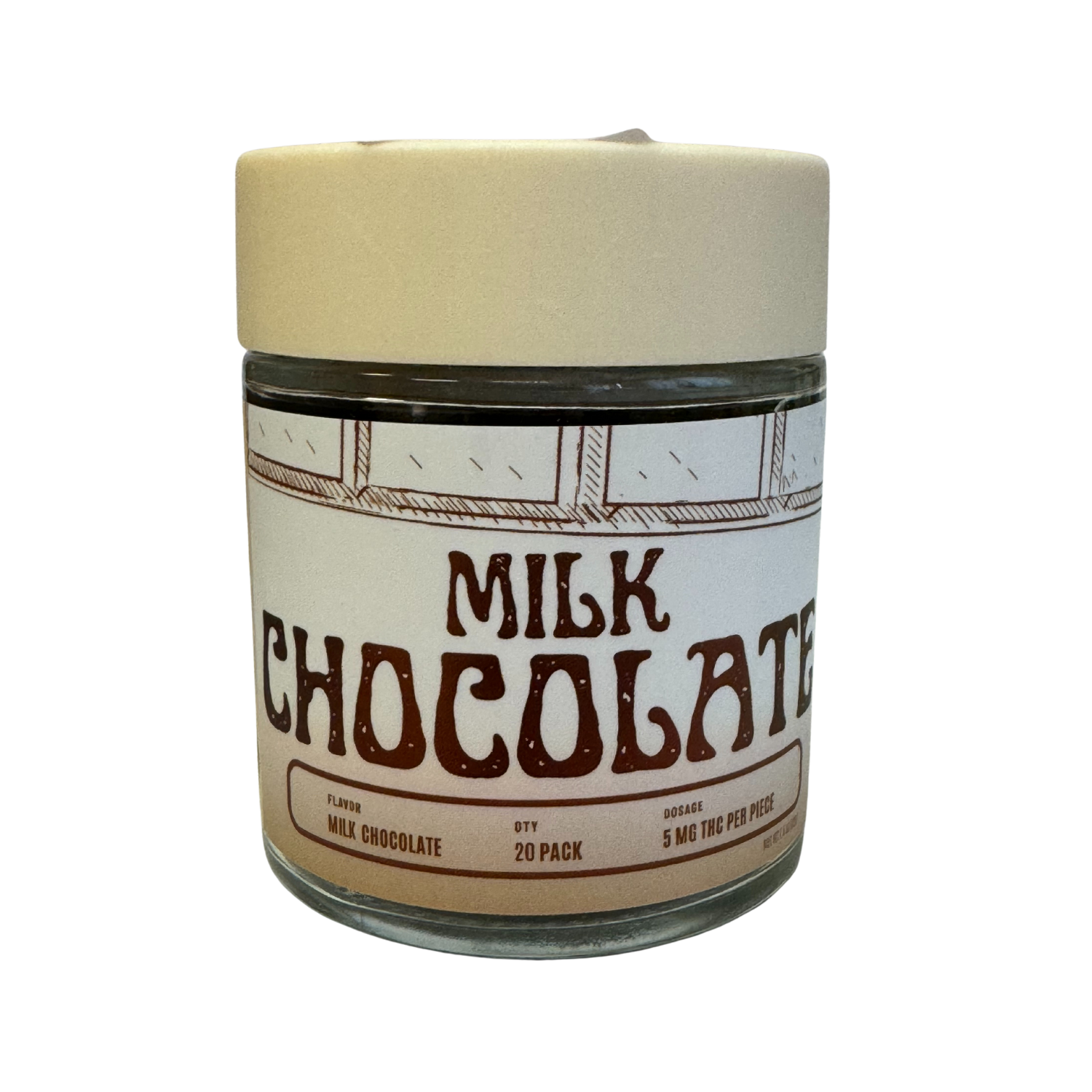 Photograph of product: Milk Chocolate I 100 mg I Highly Rooted