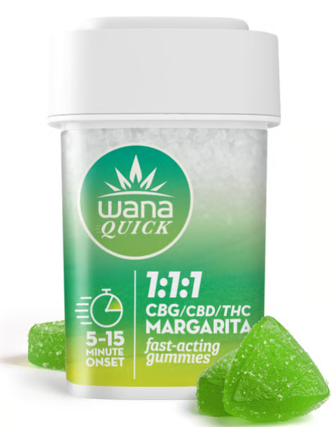 Photograph of product: Lime Margarita | 1:1:1 | Fast-Acting | Wana Quick
