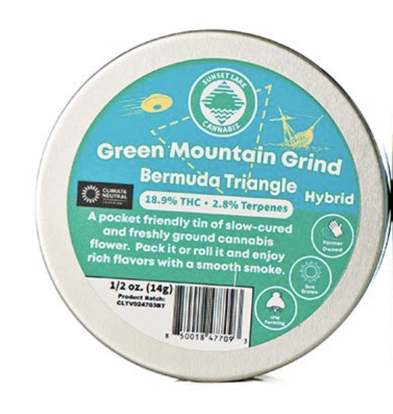 Photograph of Product: Bermuda Triangle - Pre-Ground Flower - 14g