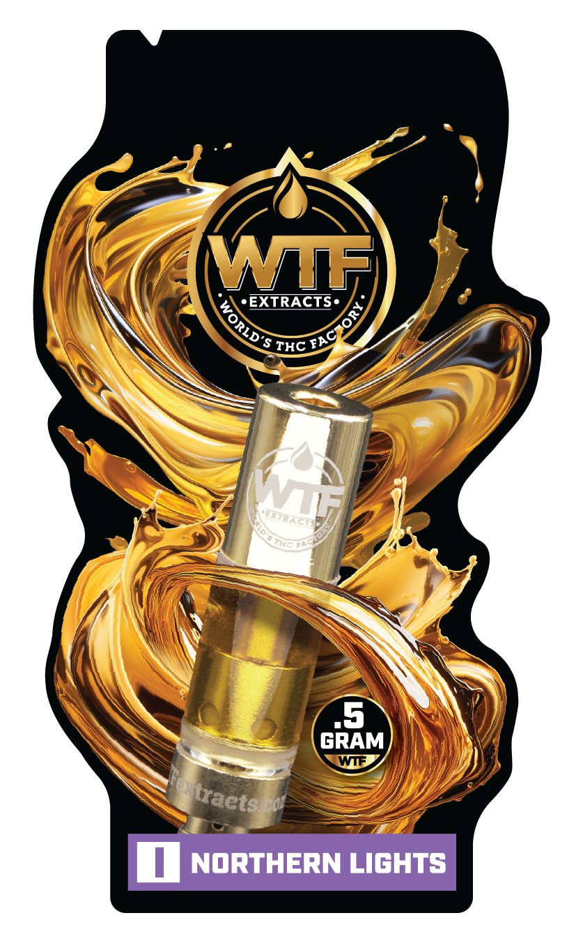 Photograph of product: WTF - Cartridge Distillate - Northern Lights (I)
