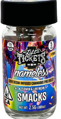 Photograph of product: LIFT TICKETS - LIFT TICKETS: INFUSED MULTIPACK (5): SMACKS [H]