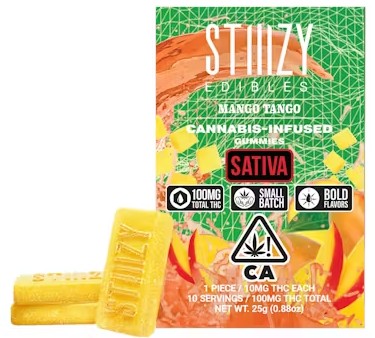 Photograph of product: Mango Tango [S] - 100MG Gummies 10PK