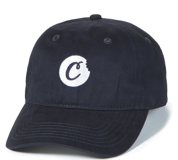 Photograph of product: C BIte Logo Dad Hat - Navy/White - 
