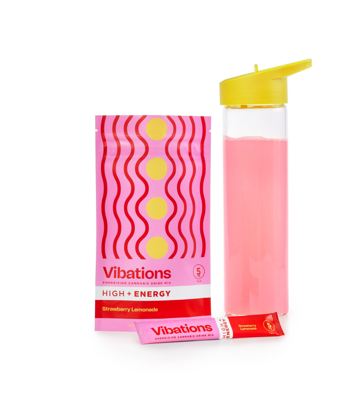 Photograph of product: Strawberry Lemonade - Drink Mix - 50mg