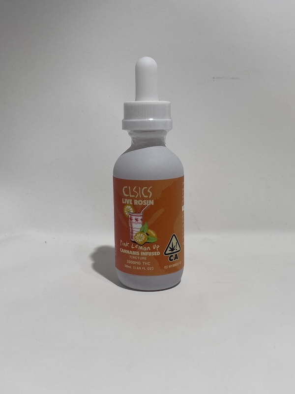Photograph of product: Pink Lemon Up Tincture (Live Rosin) - 1000mg - (H) - CLSICS