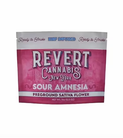 Photograph of product: Sour Amnesia - 14g Ground Flower x Kief
