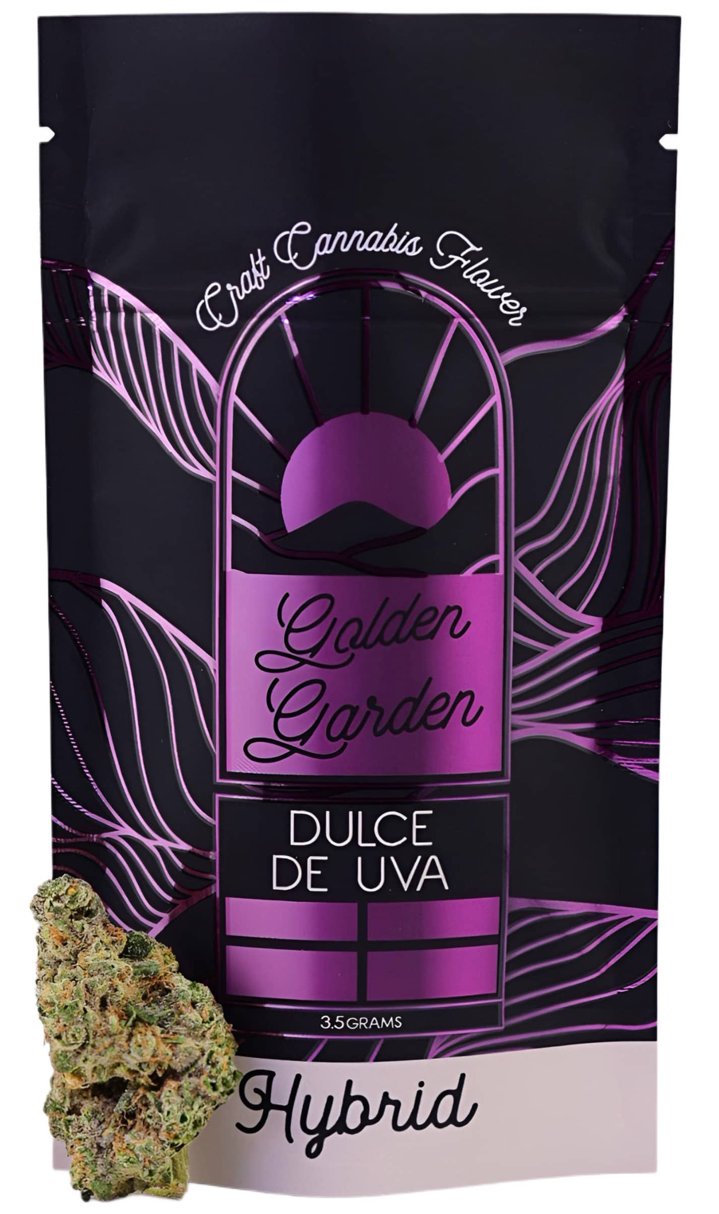 Photograph of product: Golden Garden - Dulce De Uva -  Flower - 3.5g