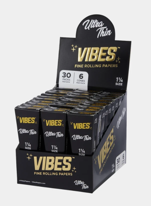 Photograph of product: Vibes - Cones - Coffin - 1 1/4 - Ultra Thin