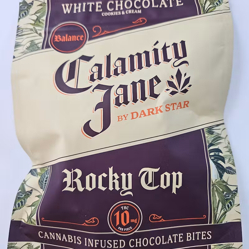 Photograph of product: Calamity Jane White Chocolate Cookies & Cream | 10Pk 100mg | Rocky Top