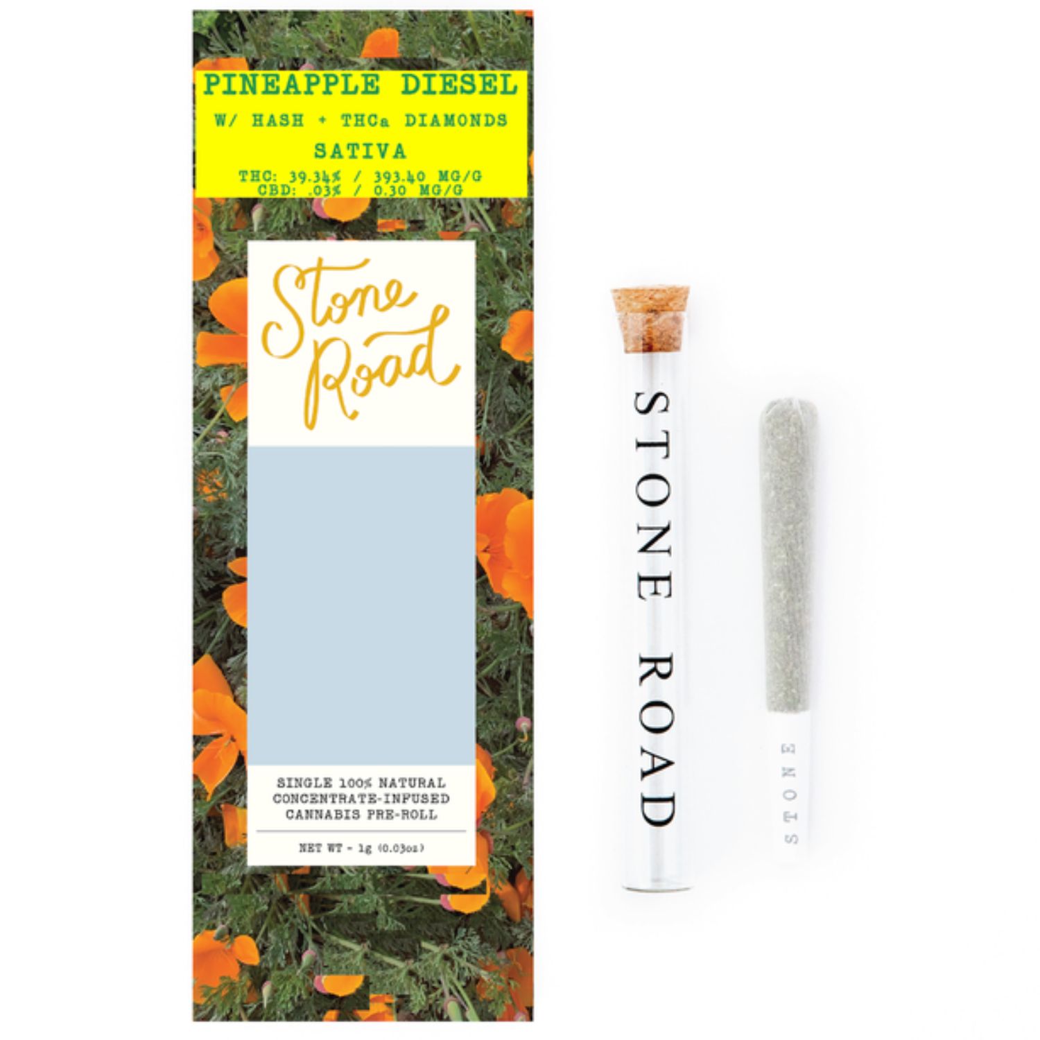 Photograph of product: Pineapple Diesel Infused Pre Roll