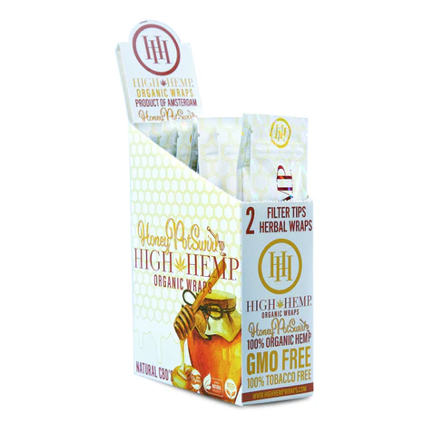 Photograph of product: High Hemp | Organic Wraps Honey Pot 4pk