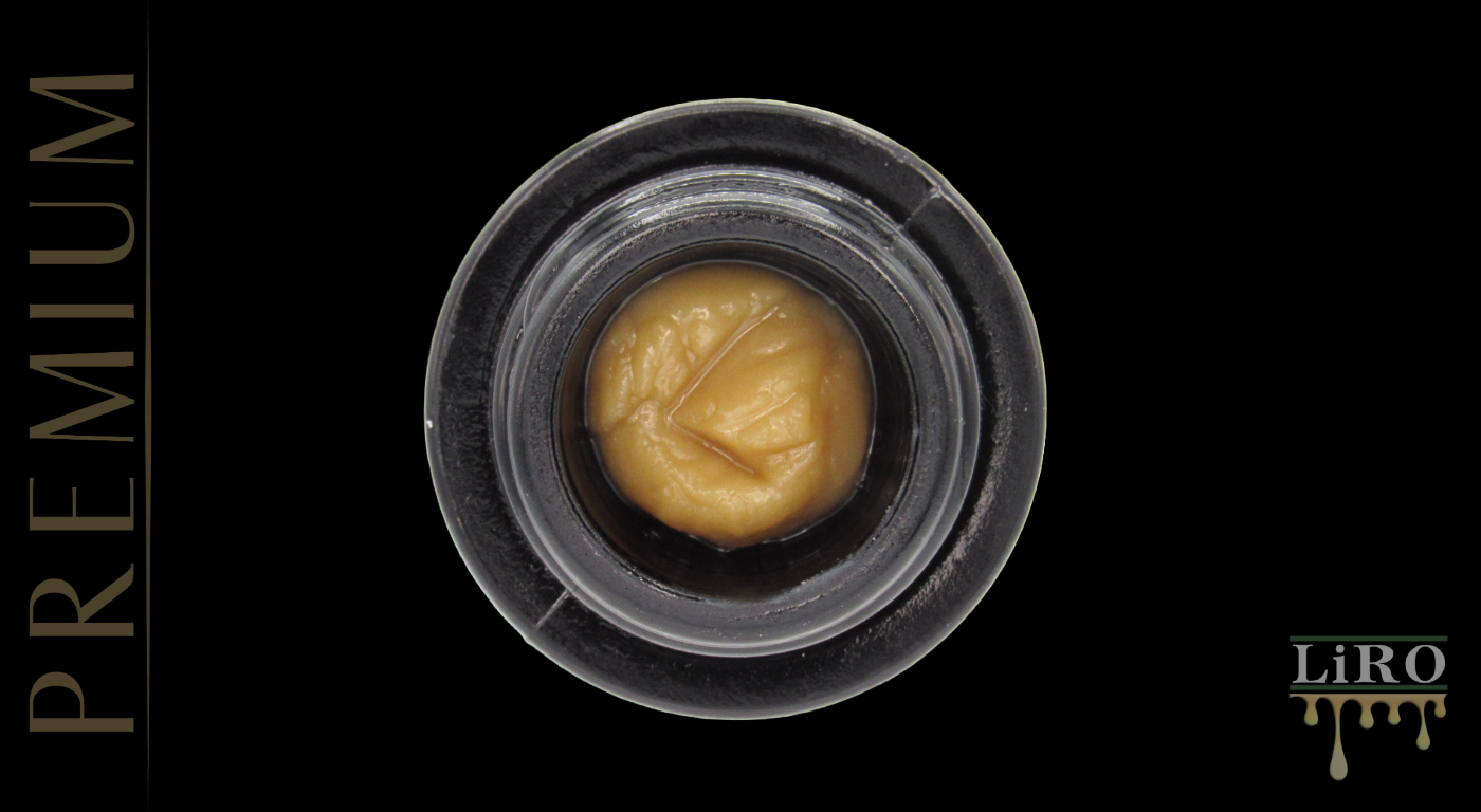 Photograph of product: LiRO Premium Rum Ham Live Rosin (1g)