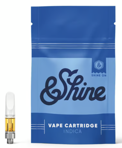 Photograph of product: &Shine - Vape Cart - Granddaddy Purple (.5g)