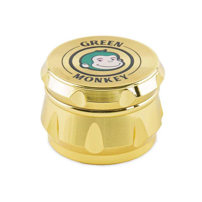 Photograph of product: Green Monkey Baboon Crown Grinder- Gold