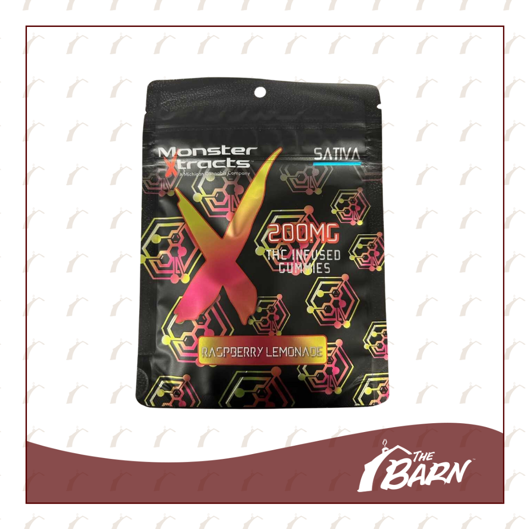Photograph of product: Monster 200mg Gummy - (S) Raspberry Lemonade - REC