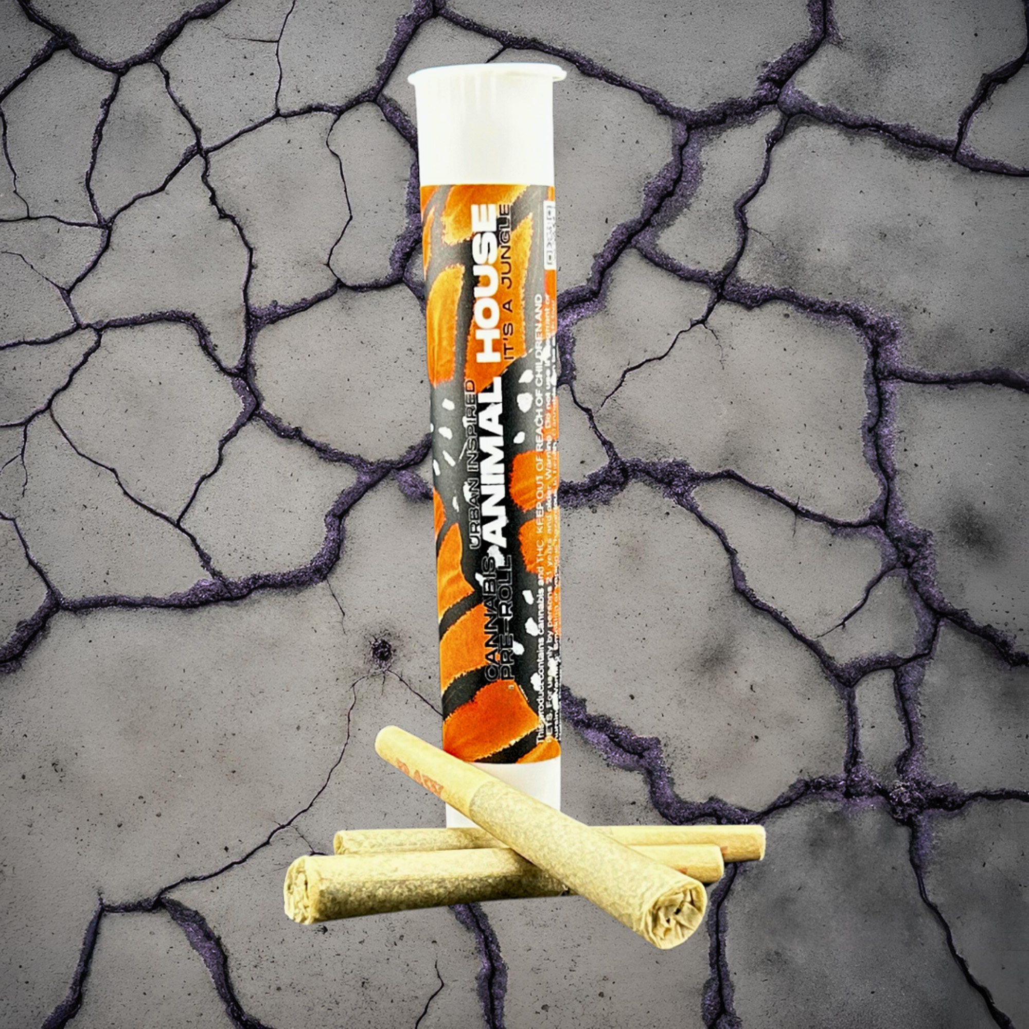 Photograph of product: Animal House | Sour Gorilla | Infused Pre-Roll | 2 Pack | 1.5g