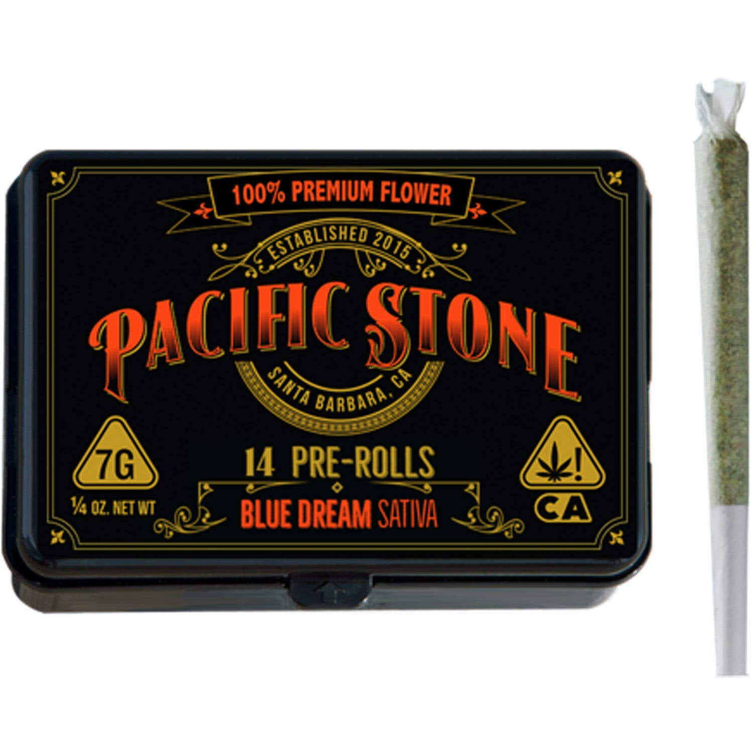 Photograph of product: Pacific Stone Blue Dream 14-Pack Prerolls